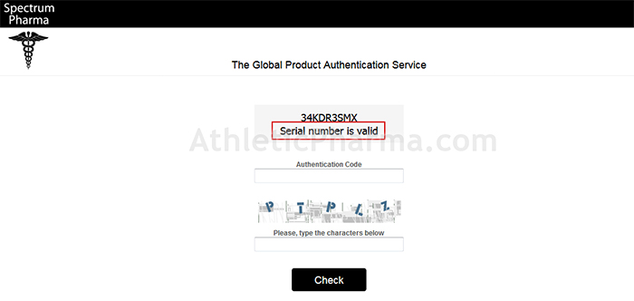 Подтверждение подлинности стероида Spectrum-Pharma